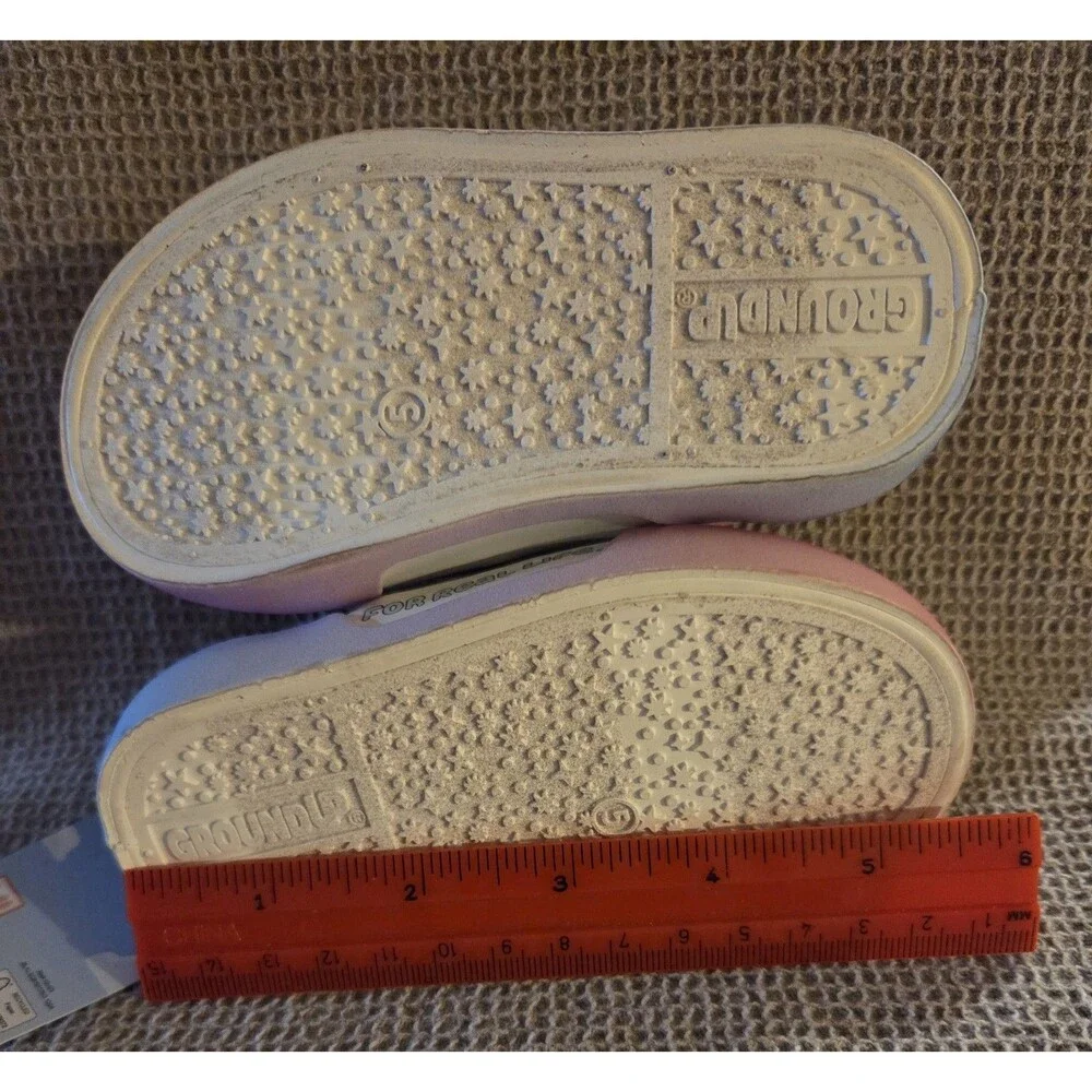 CUTE! Bluey and Bingo Slip On Shoes Size 5 Toddler Pink And Blue ~ NWT